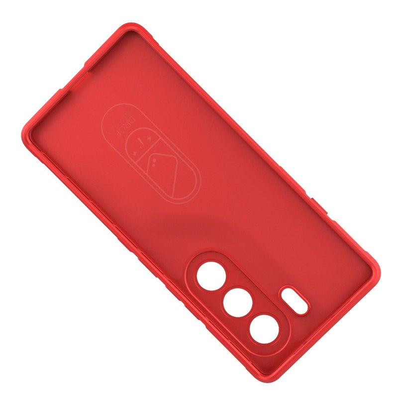 For Tecno Camon 40 Pro 5G Global Magic Shield TPU + Flannel Phone Case(Light Blue) - Image 3